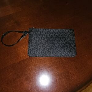 Michael Kors Black Wristlet Pouch